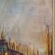 oil on canvas signed César Belotti (1914-1995) village autumn period