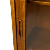 Danish Teak Cabinet with Glass Doors by Carlo Jensen for Hundevad & Co, 1960s