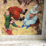Tableau "Le cirque" signé Barres