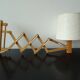 Vintage zig zag wall lamp