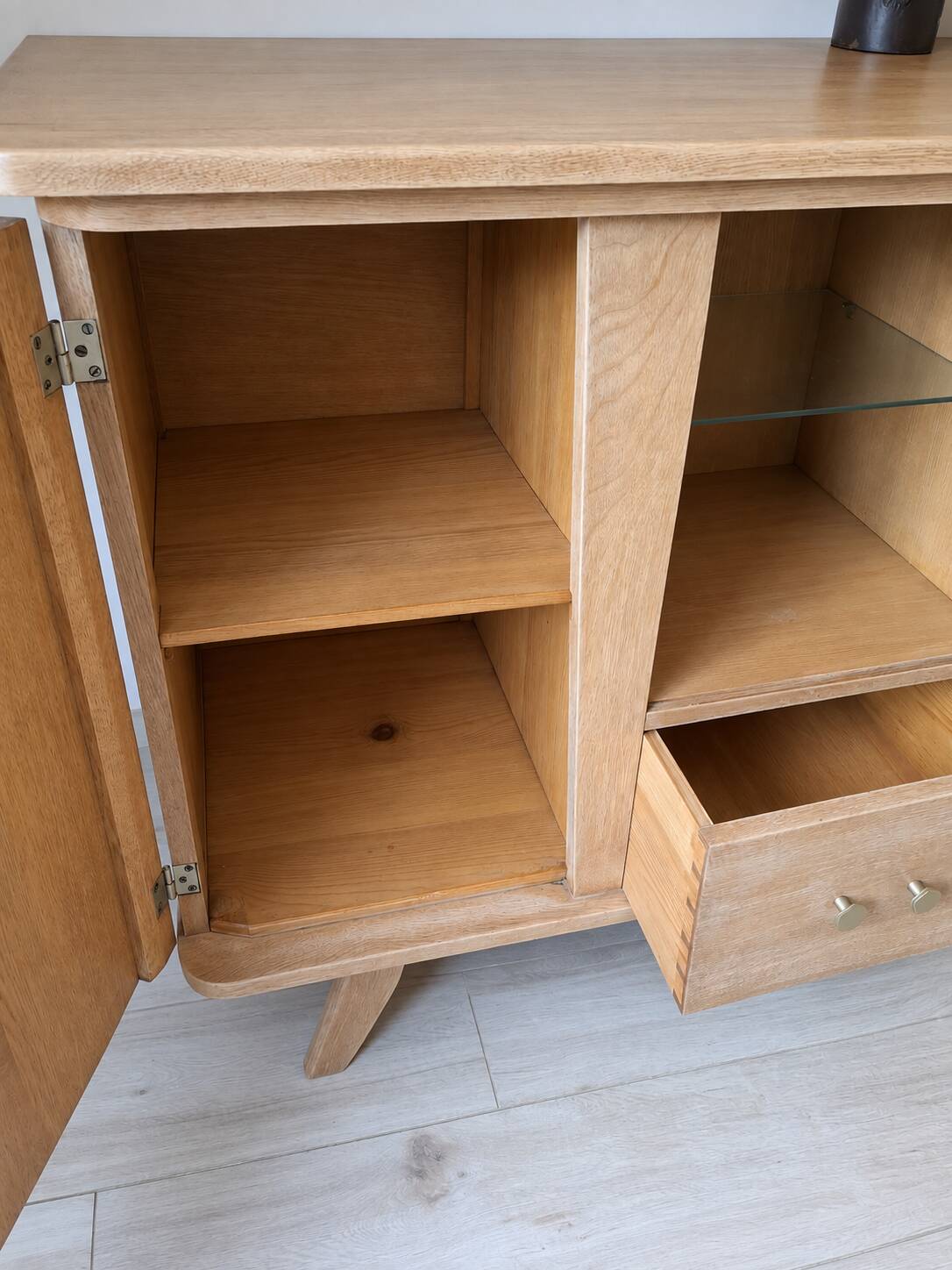 Scandinavian buffet with tapered legs