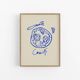 Naive Illustration giclee print, 50x70cm
