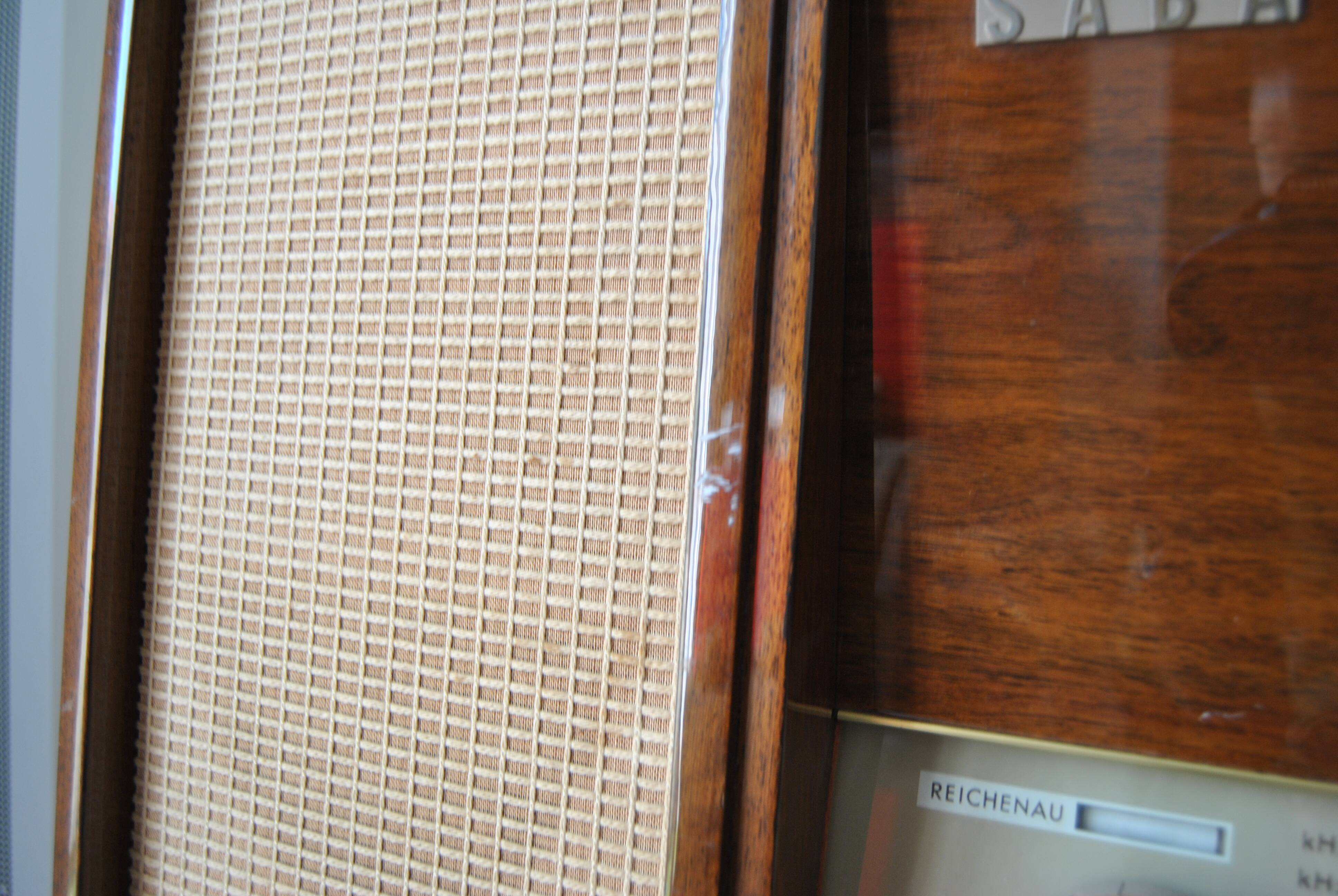 Radio furniture / record player SABA 1960