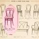 Chaise bistrot viennoise de Kohn N°36 vers 1885 cannée