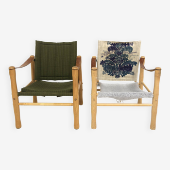 Set de 2 fauteuils scandinave,Elias Svedberg, Nordiska Kompaniet, Suède, 1960