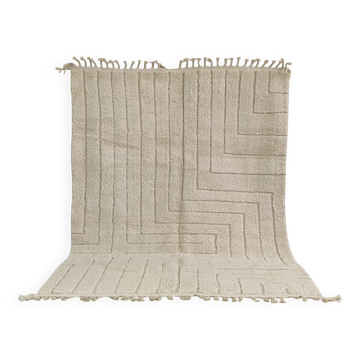Large Beni Ouarain rug, 295 x 210 cm || 9.68 x 6.89 feet, G-354