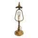 Antique Bouillotte Table Lamp Brass Chiseled Louis XVI Style