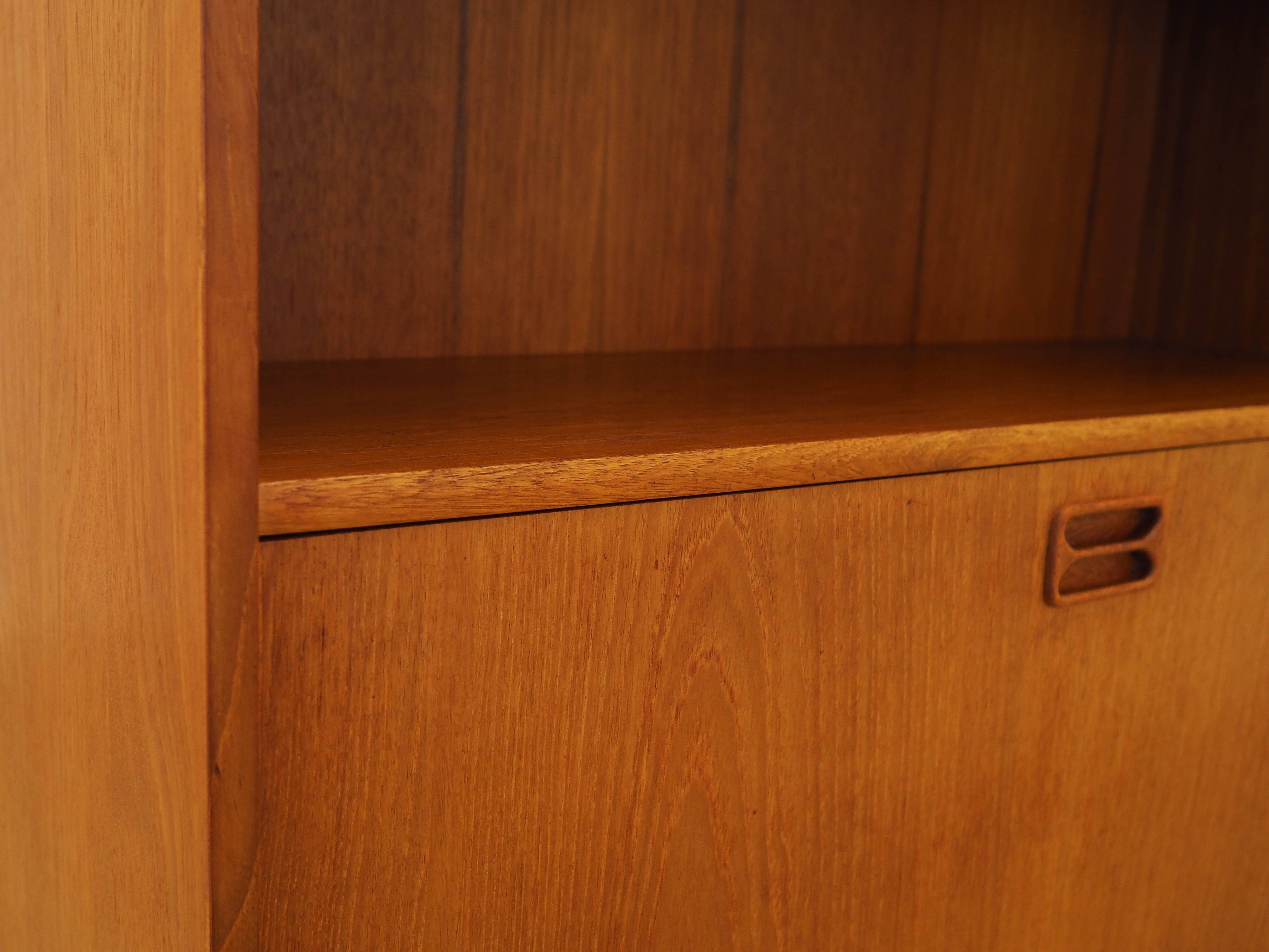 Teak bookcase, Danish design, 1970s, made in Denmark