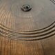 Table d'appoint brutaliste en bois tourné français de style Charles Dudouyt, France, années 1940