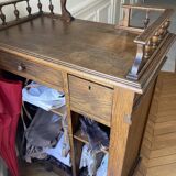 Antique shop counter
