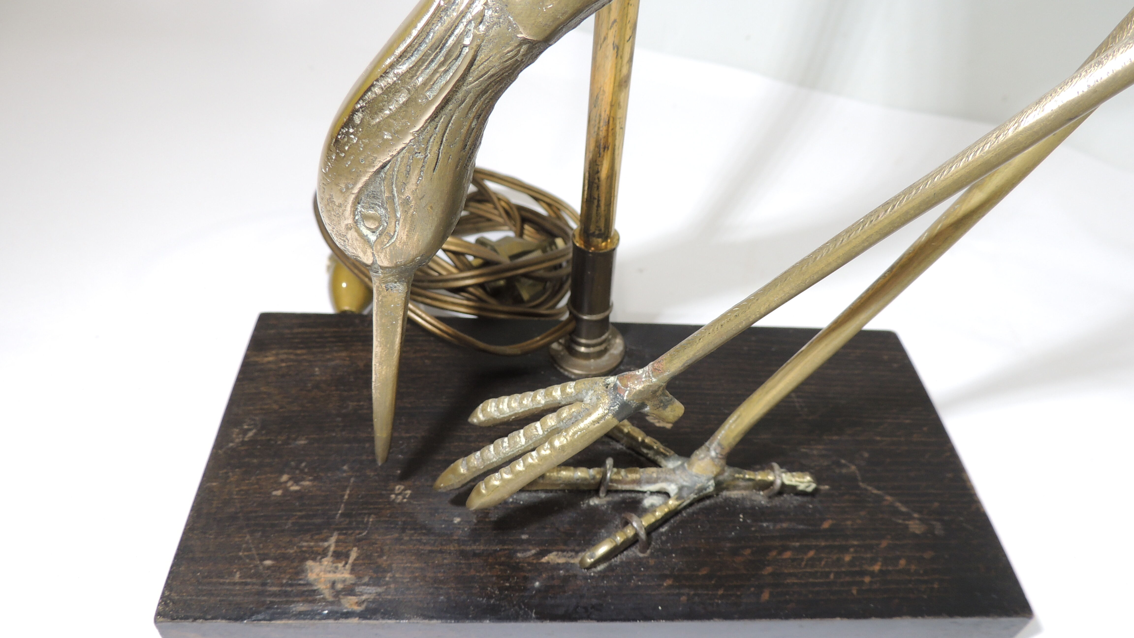 Ibis model table lamp /brass/vintage /1970