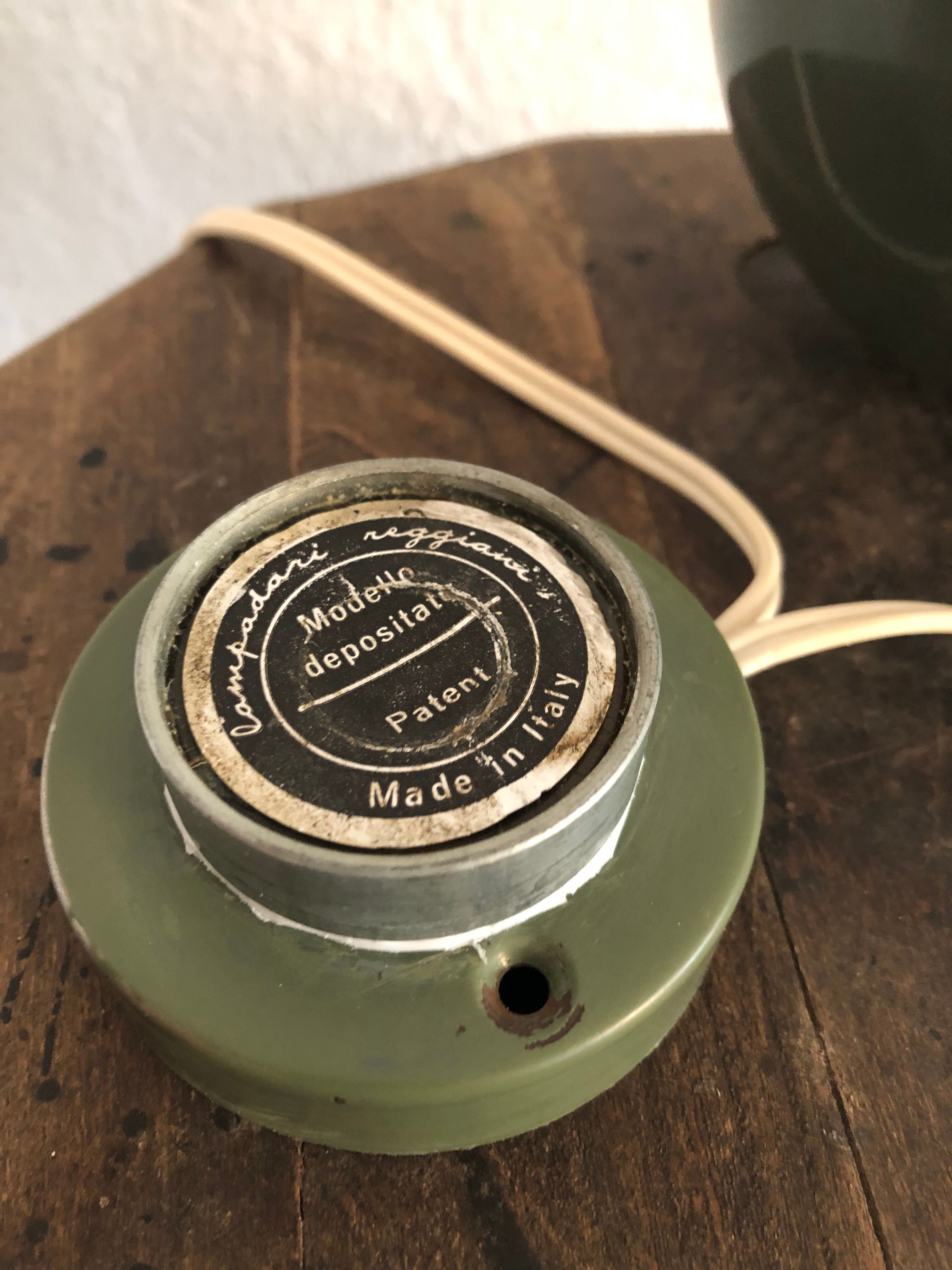 Vintage Reggiani eyeball lamp