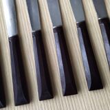 6 Bakelite table knives Pradel 255