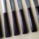 6 Bakelite table knives Pradel 255