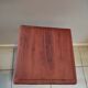 Console holder pot flower wood patinated seat mahogany