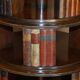 Restored hardwood revolving library circa 1810 Regency