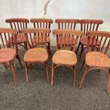 Set of 8 bistro chairs