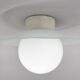 Pair of Space Age Glass & Ceramic Ceiling Lights, 1950's