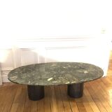 Marble and metal coffee table