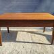 Pine farmhouse table ● Honey patina & Zebra grain