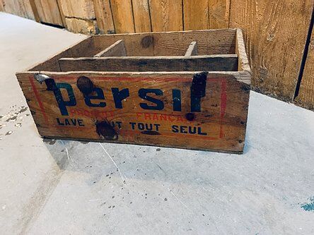 Advertising crate Persil