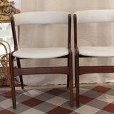 Pair of T21 Fire model chairs by Kai Kristiansen circa 1960
