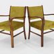 1940s Pair of Restored Beech Art Deco Armchairs ,Czechoslovakia