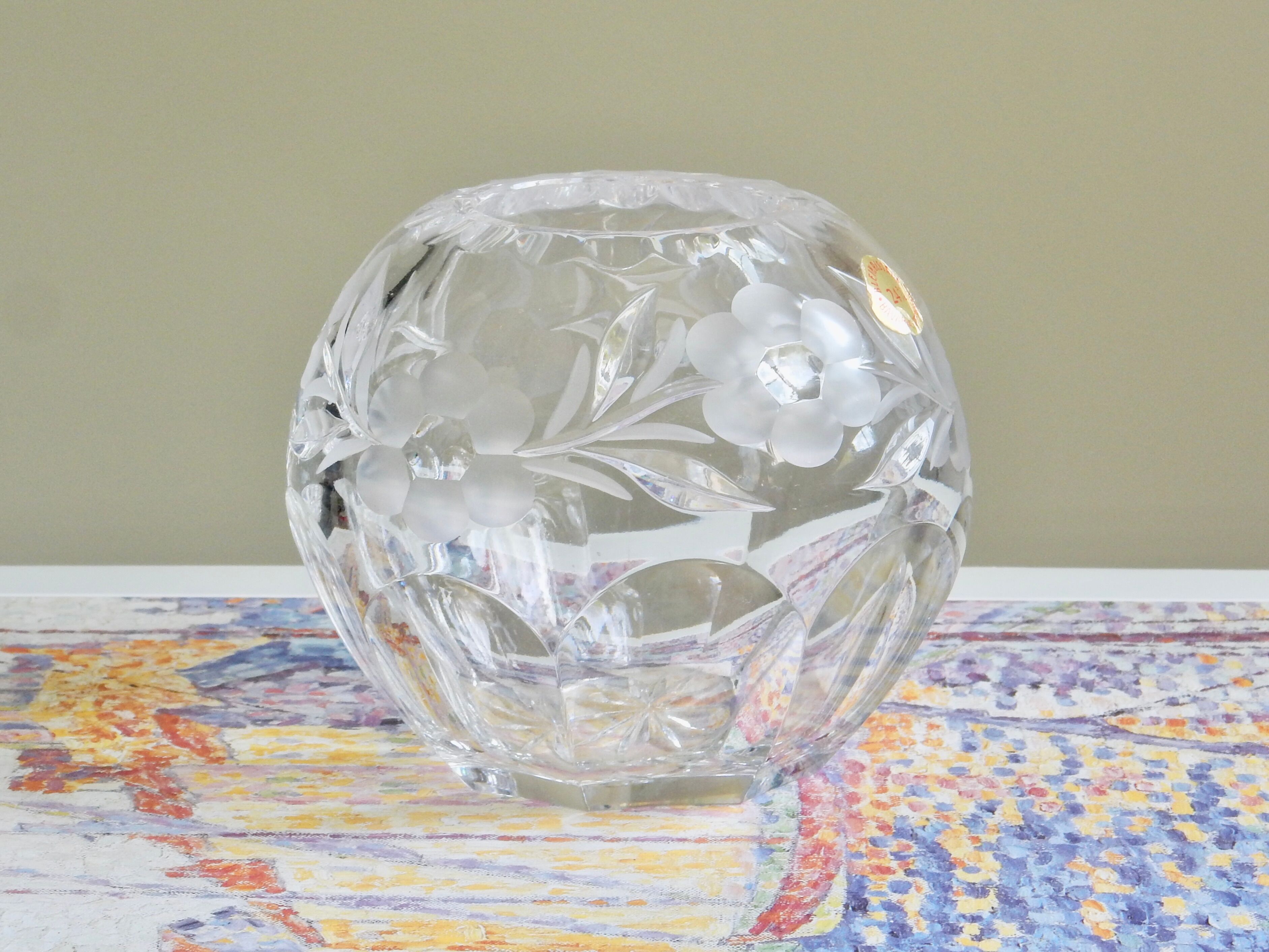 Vase crystal ball, Bavaria