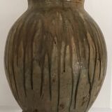 Large vase lucien arnaud sandstone from saint amand en puysaye 1920 art nouveau