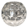 Vase boule cristal transparent