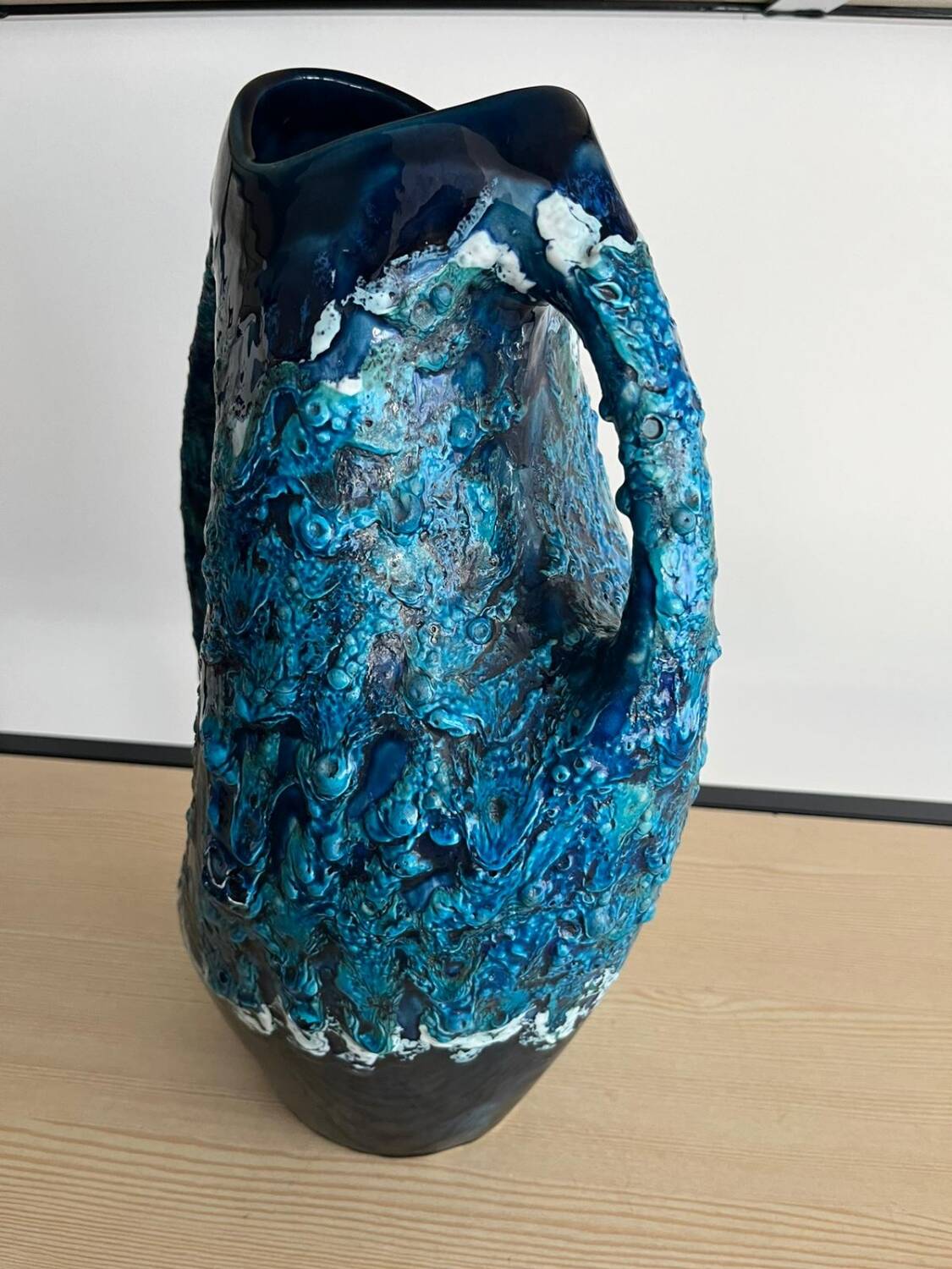 Fat lava vase Valauris