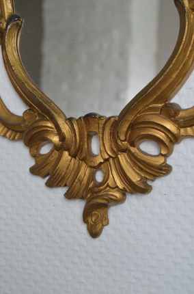 Miroir doré vintage
