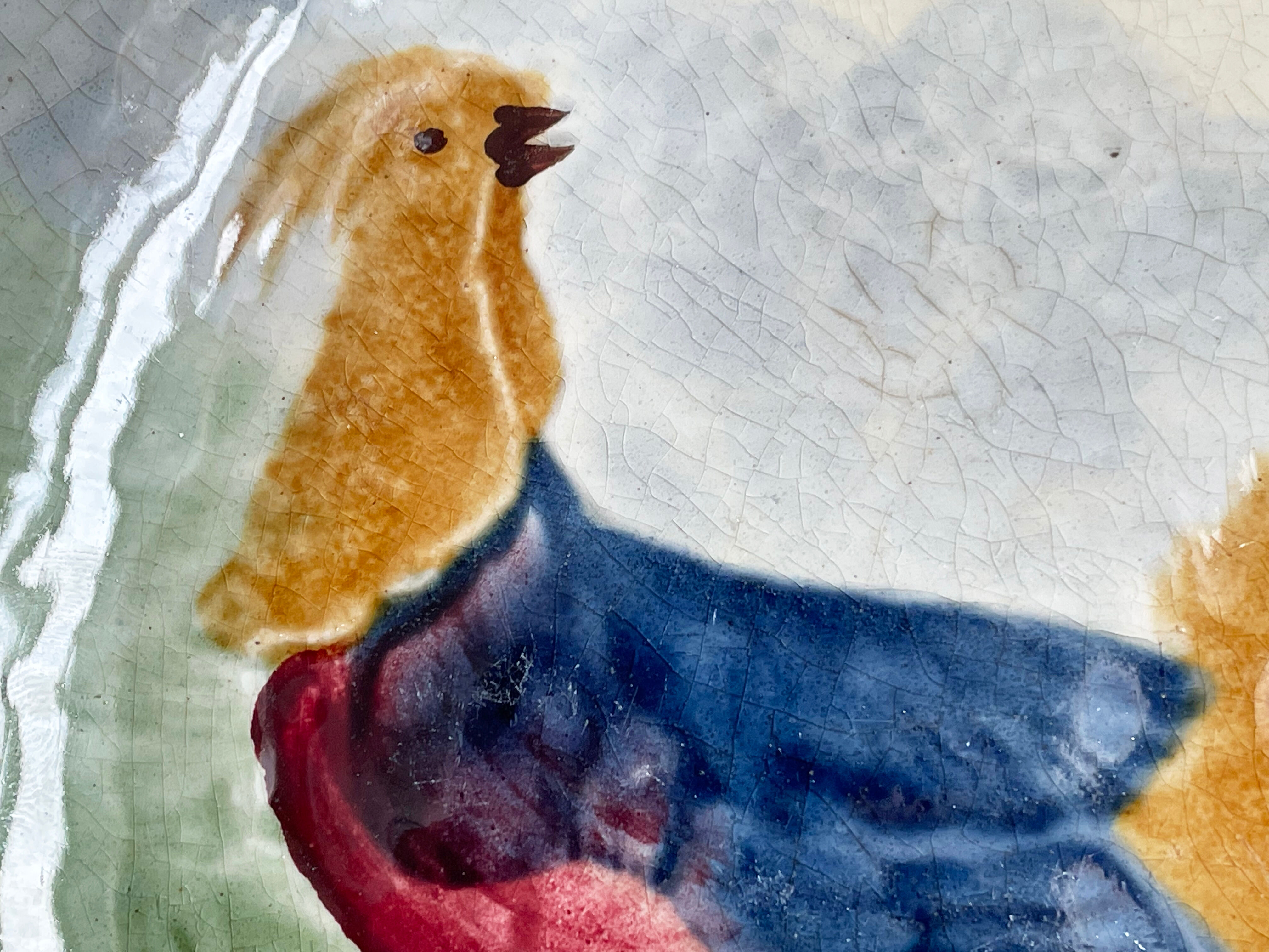 Assiette Choisy Le Roi Majolique du 19ème siècle