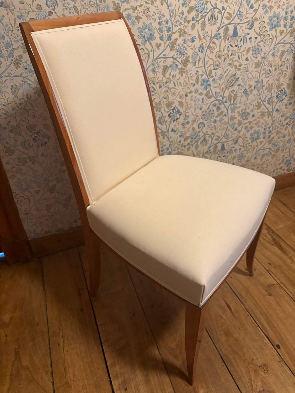 Set of six Art Deco chairs
