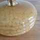 Vintage lampshade wall lamp in yellow Clichy glass