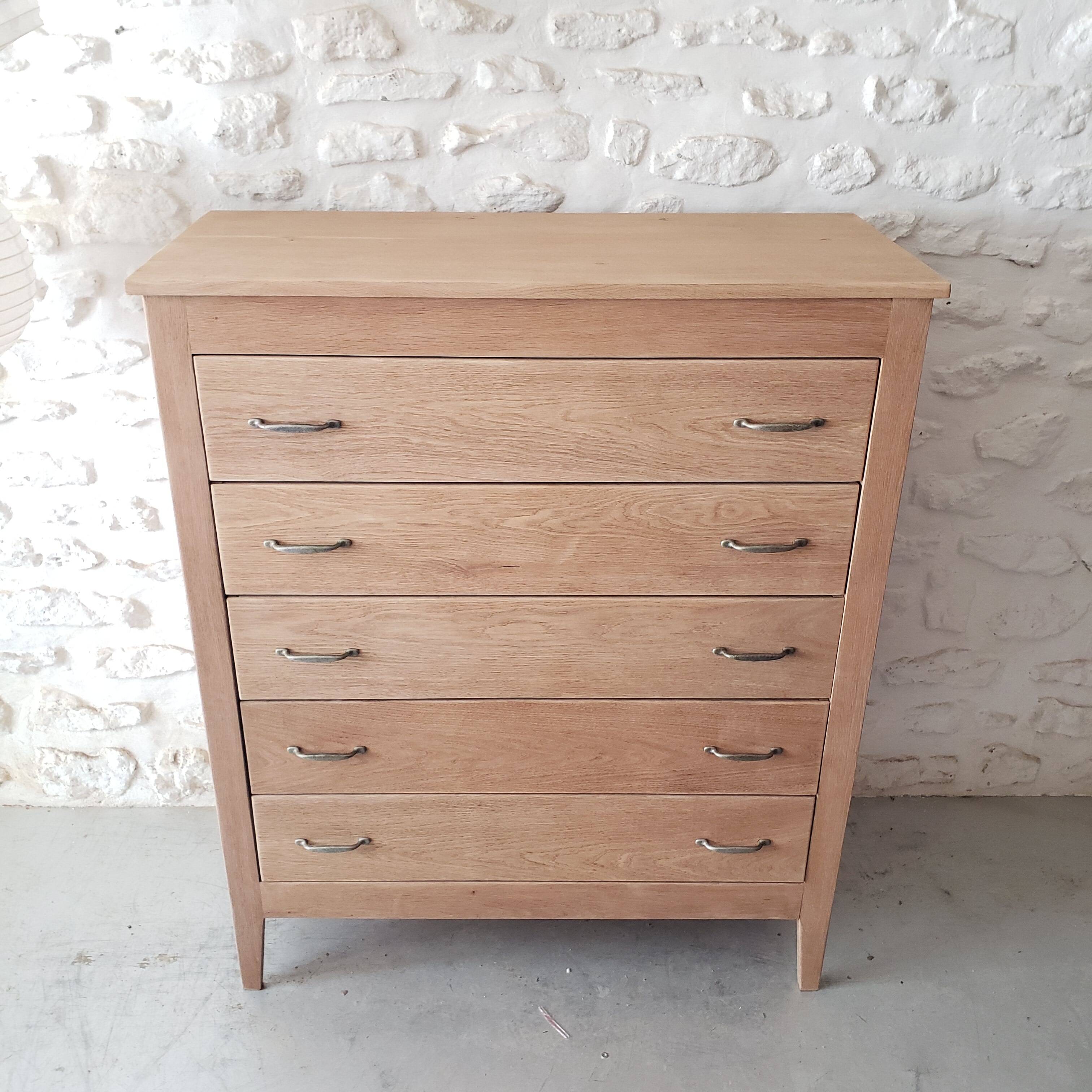 Commode en chêne XXL