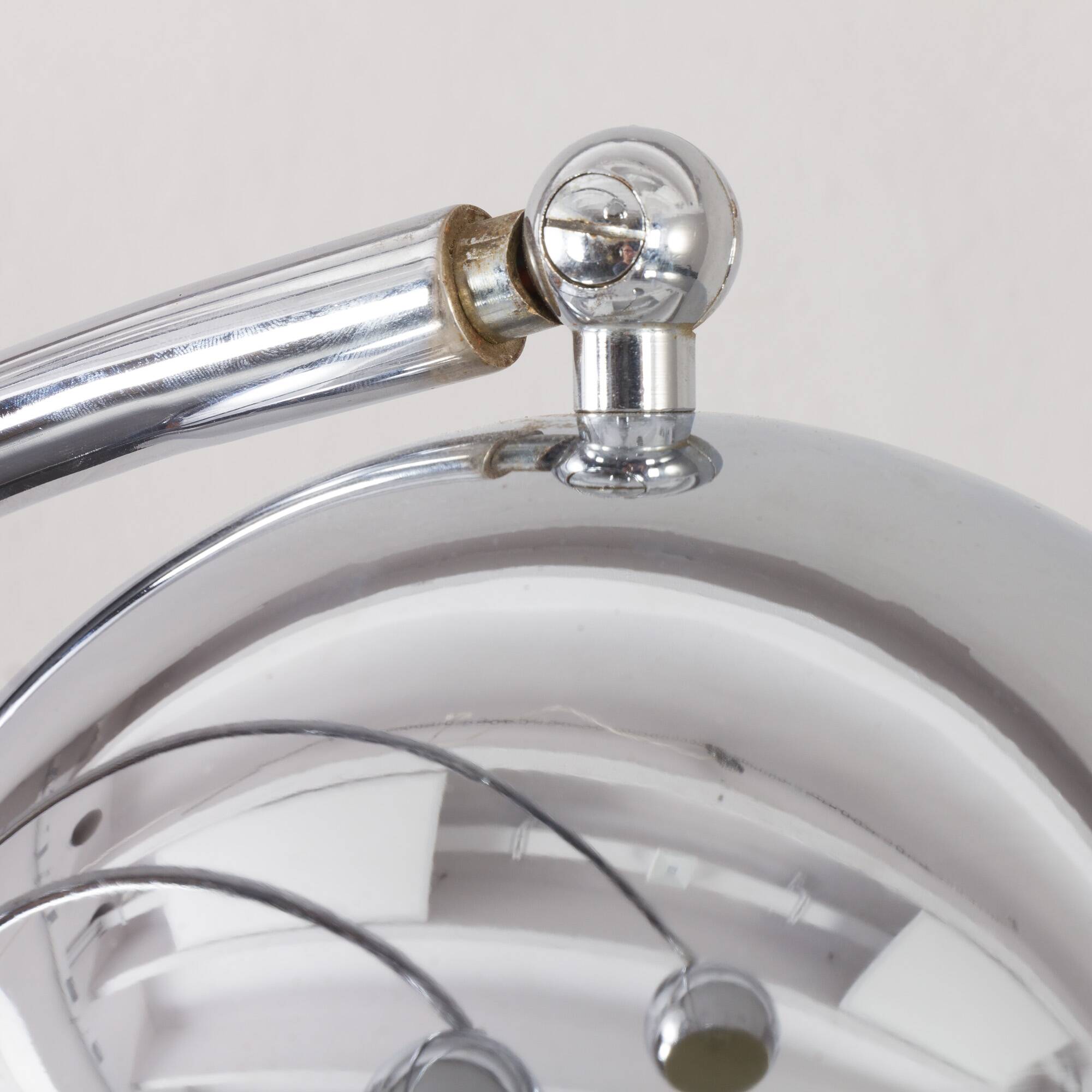 Goffredo Reggiani Swivelling Floor Lamp with Carrara marble base, Italy