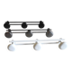 Metal coat racks with 3 hooks - mid 20th century