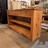 Open buffet in fir wood