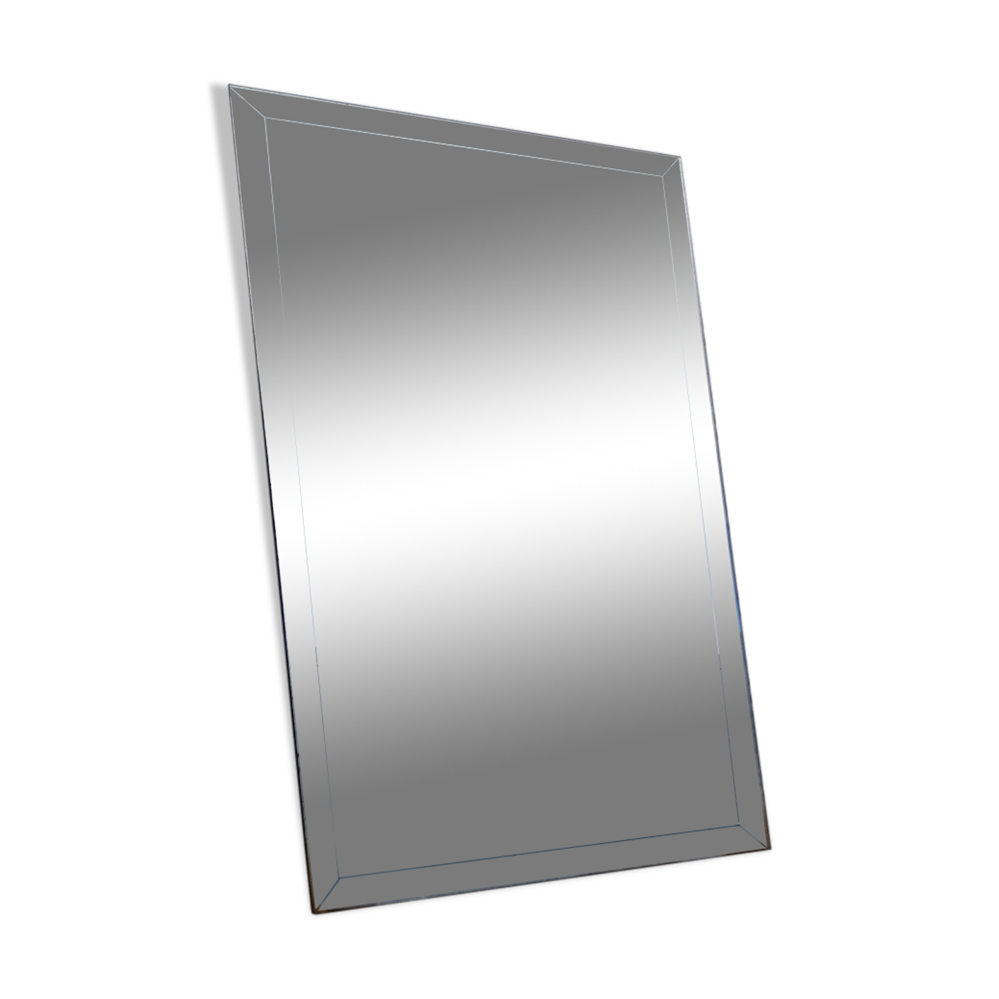 Art Deco beveled mirror
