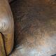 Fauteuil club en cuir de mouton