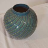 Two-tone glazed ceramic vase