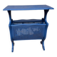 Table d'appoint, porte-revue bleu