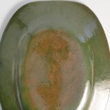 Emerald Green Stoneware Dish by Andersson & Johansson, Höganäs, Sweden