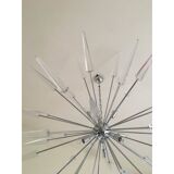 Lustre Spoutnik en verre de Murano italien