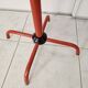 Black and red floor coat rack Italy 1980s Italian design style space age modernist