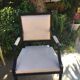 Ancien fauteuil style Louis XVI
