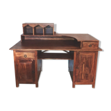 Subtle and neat solid rosewood desk