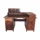 Subtle and neat solid rosewood desk