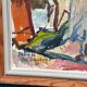 Original Swedish Oil On Panel – Paris (1964) – Olle Blomberg
